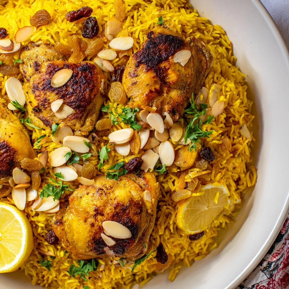Saffron Chicken Rice Pilaf