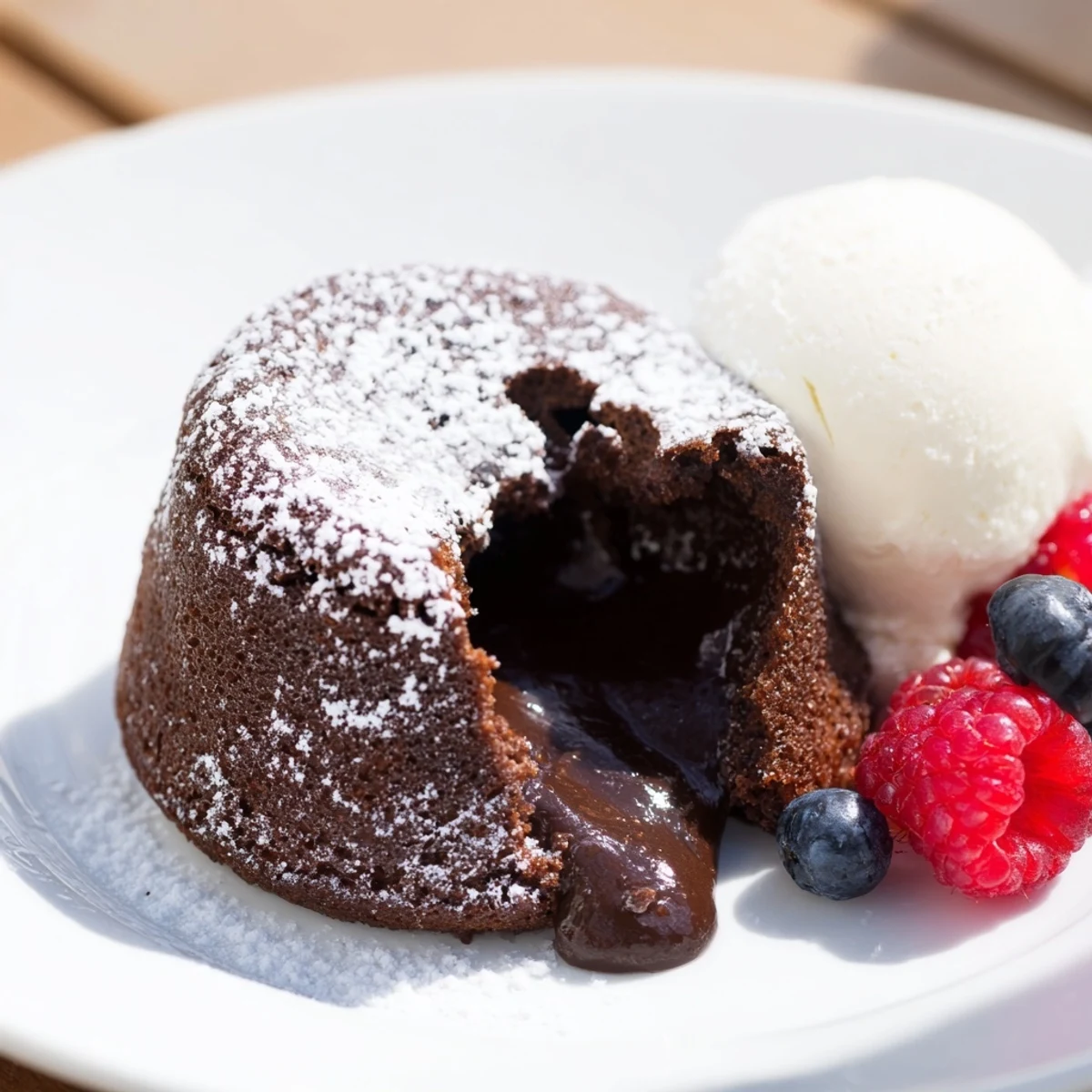 Dark Chocolate Lava Cakes