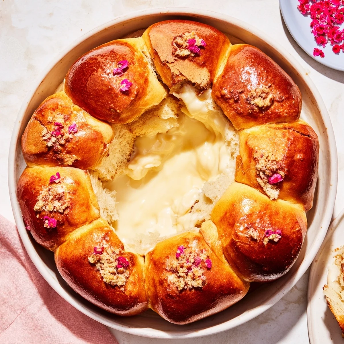 Imagine the warm aroma of cinnamon-spiced Soft Spice Baked French Toast Casserole, served with fresh berries.