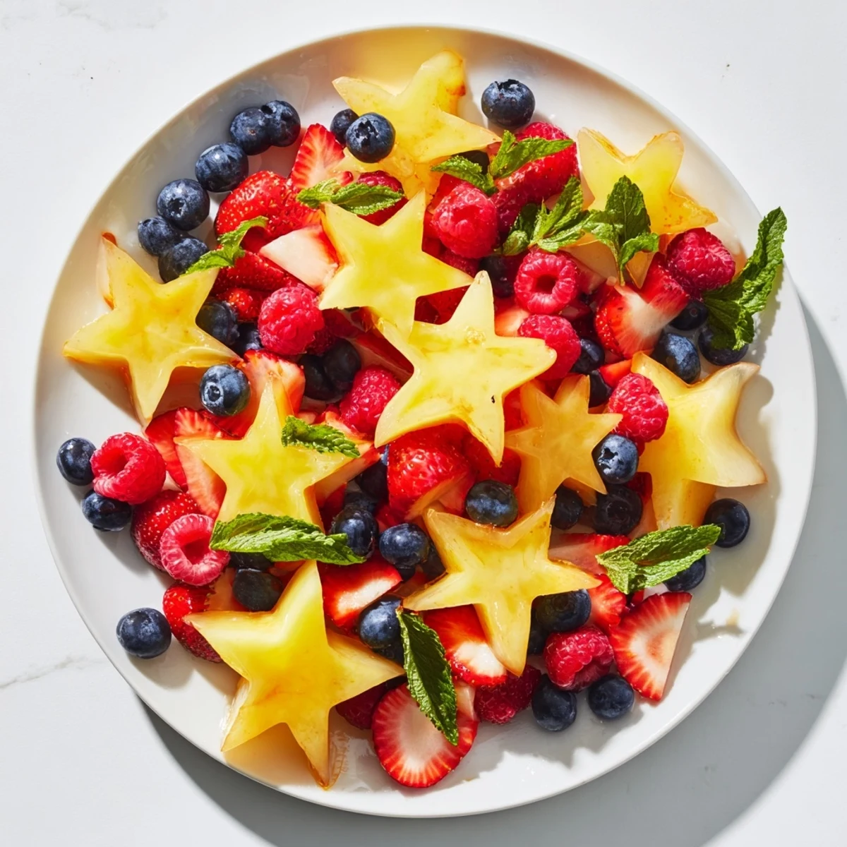 Starfruit and Berry Platter