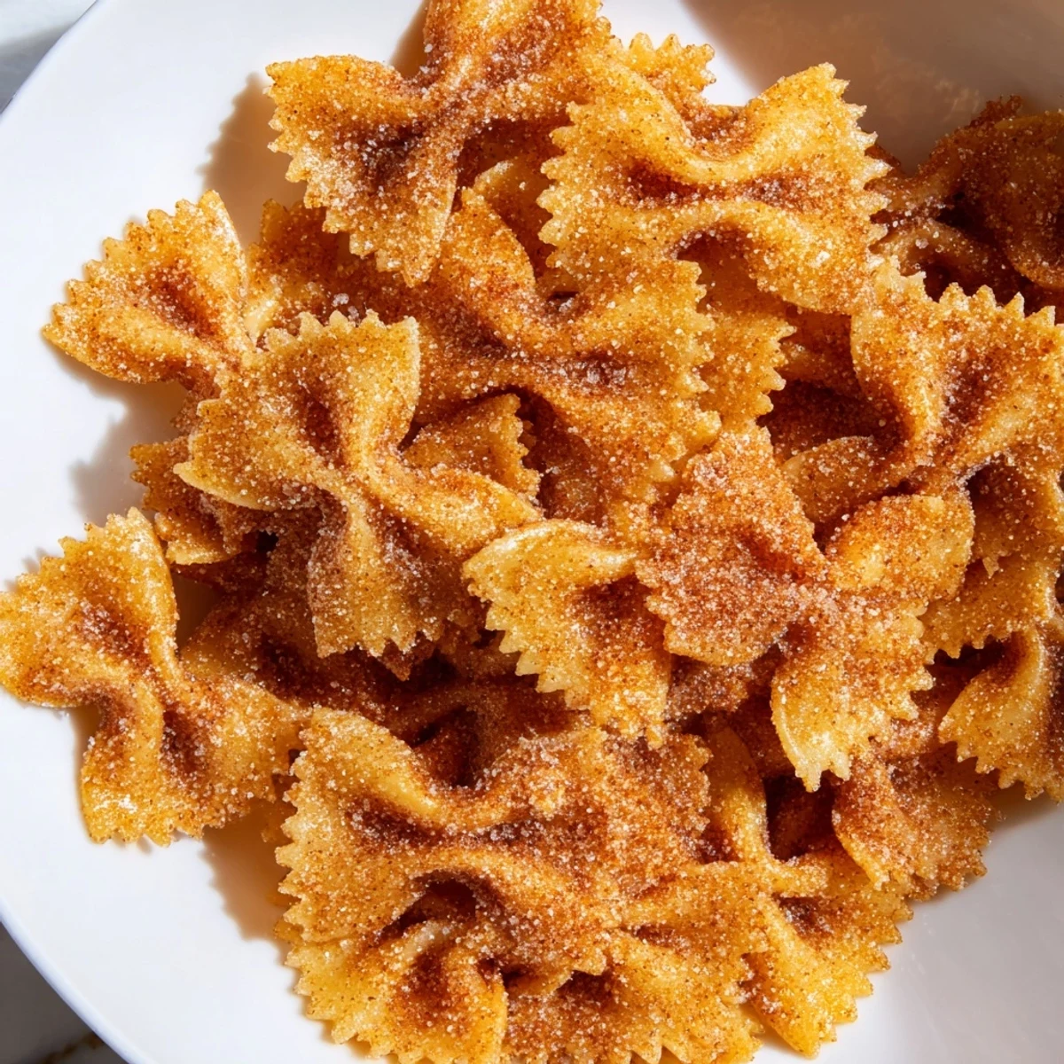 Golden, crunchy bites of Air Fryer Pasta Christmas Crack, a perfect festive snack for sharing.