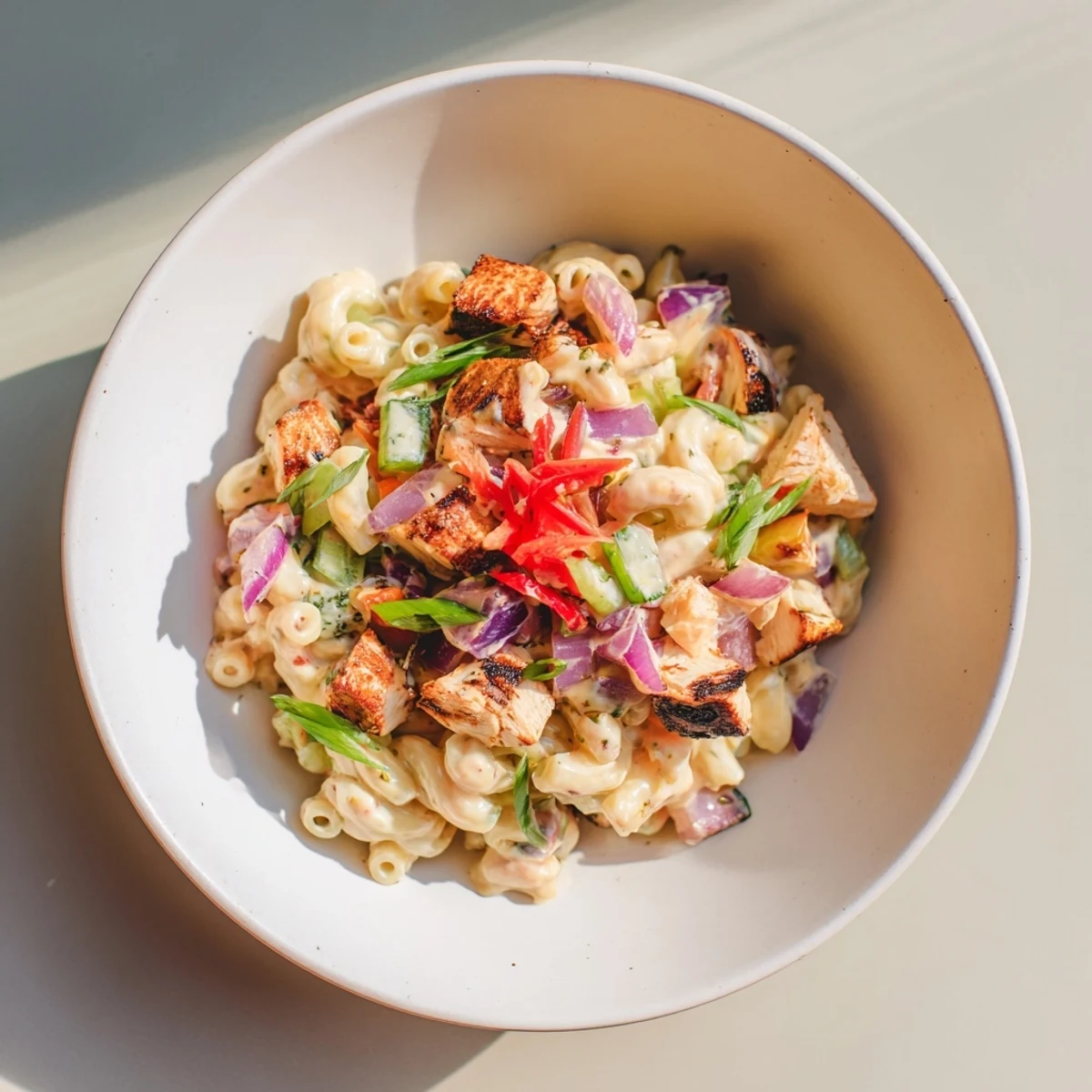 Chicken Macaroni Holiday Salad