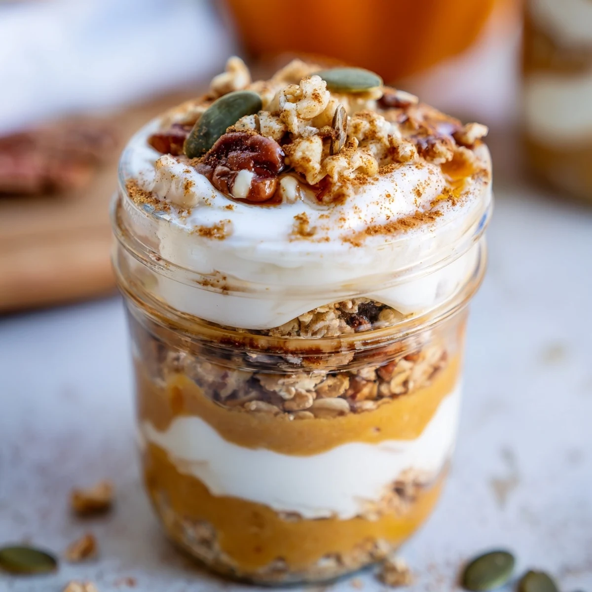 Pumpkin Yogurt Parfait Delight