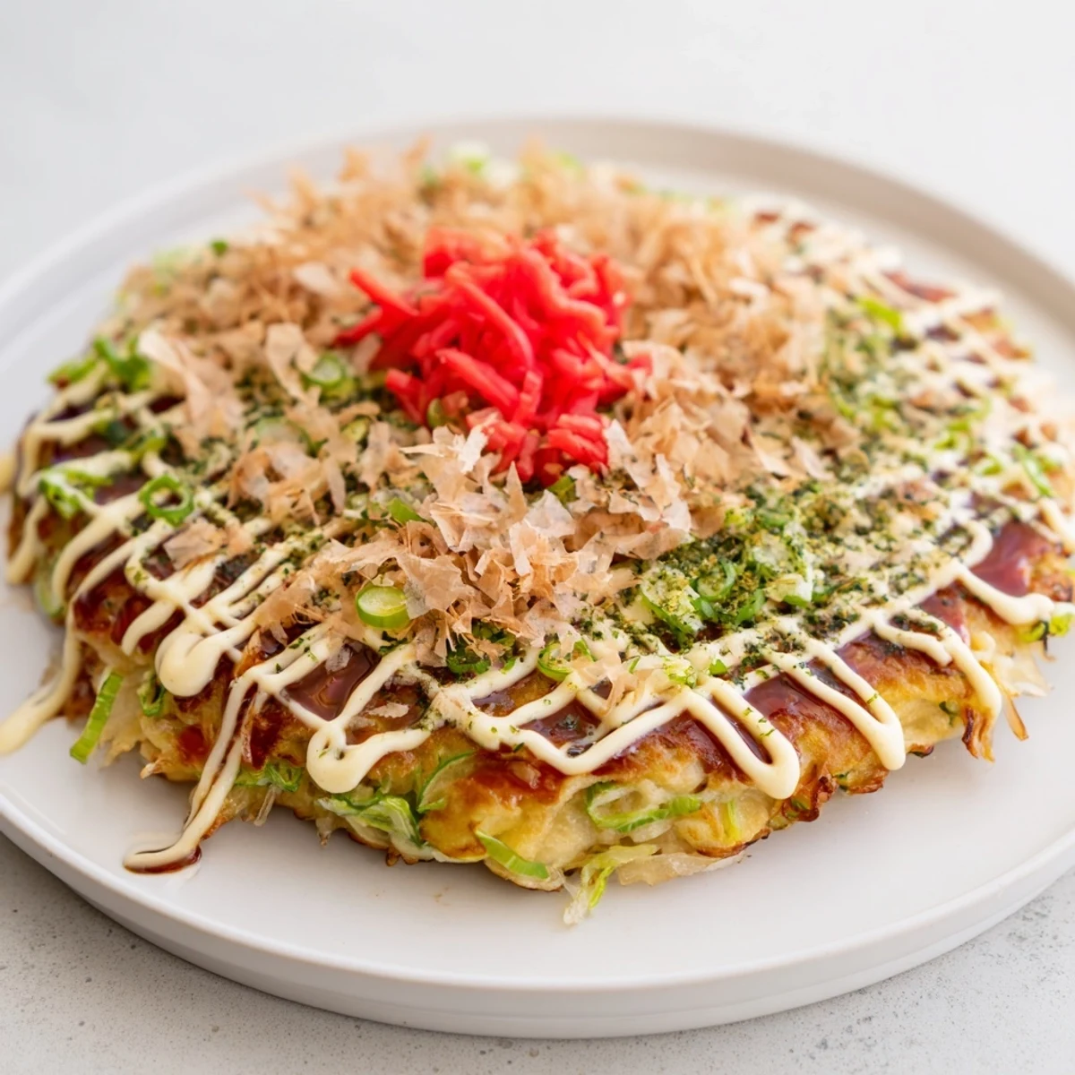 Japanese Okonomiyaki Pancakes