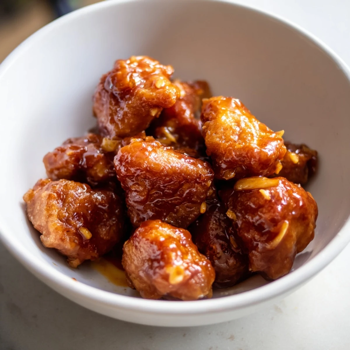 For this Asian-inspired main dish, bright green steamed broccoli adds a crisp contrast to the savory sweet chili glazed chicken and rice.