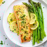 Skillet Lemon-Butter Salmon Asparagus