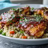 Bold Honey BBQ Chicken Rice
