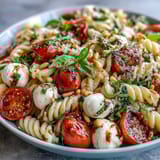 Summer Pasta Caprese Basil