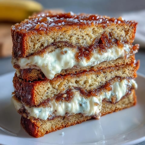 Freshly baked Cream Cheese Cinnamon Swirl Banana Bread cooling on a wire rack, showcasing a thick, creamy ribbon and golden crumb.