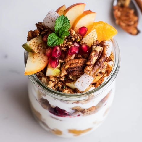 Christmas Pudding Yogurt Parfait