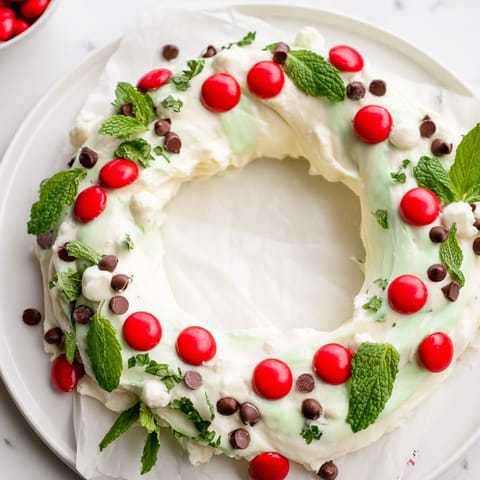 Mint Chocolate Chip Wreath
