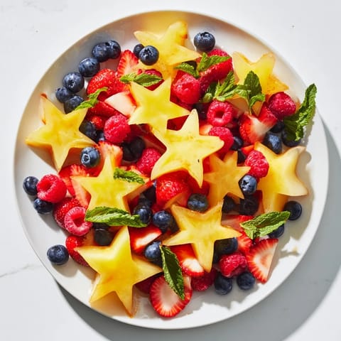 Starfruit and Berry Platter