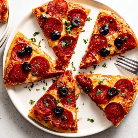 Sliced Pepperoni Olive Halves