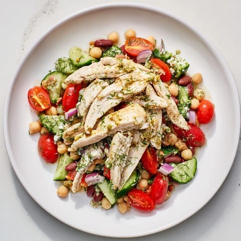 Dense Bean Lemon-Dill Chicken