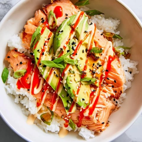 Classic Salmon Rice Bowl