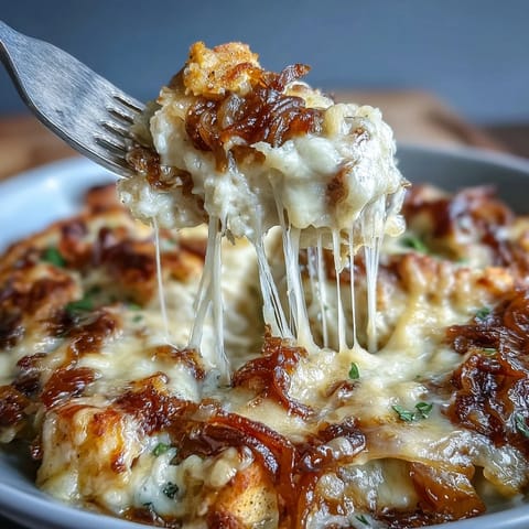 French Onion Chicken Bake
