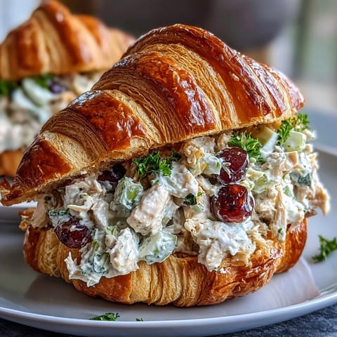Picnic Chicken Grape Croissant