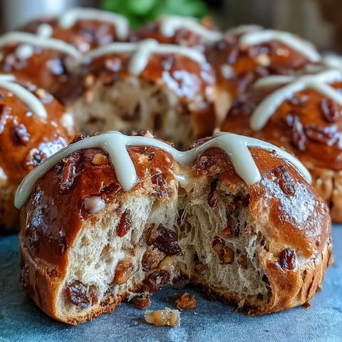 Hot Cross Buns Citrus Glaze