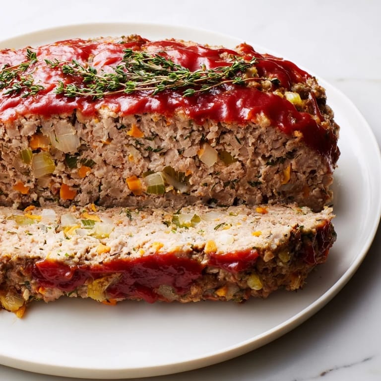Imagine the aroma! This delicious Everyday Herb-Sprigged Turkey Meatloaf is packed with fresh herbs and easy to cook.