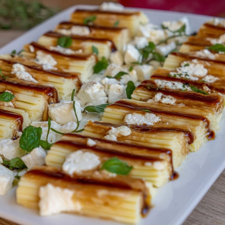 Close-up of The Safari Stripes: balsamic-glazed beef and chicken next to fresh cheese slices.