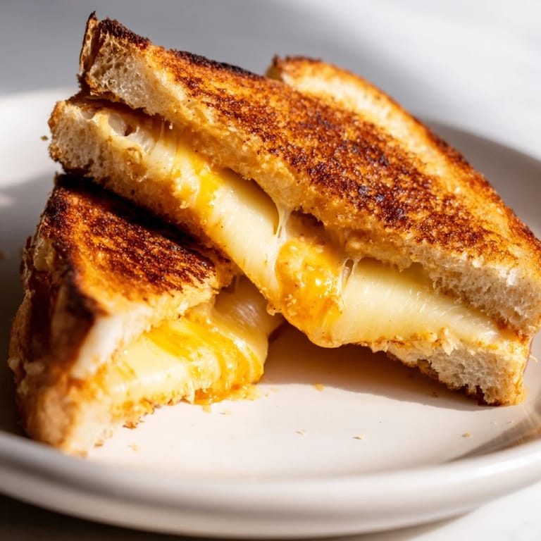 Flavorful Honey Chipotle Butter Grilled Cheese, with a spicy-sweet aroma and perfectly melted cheese, ready to be sliced.