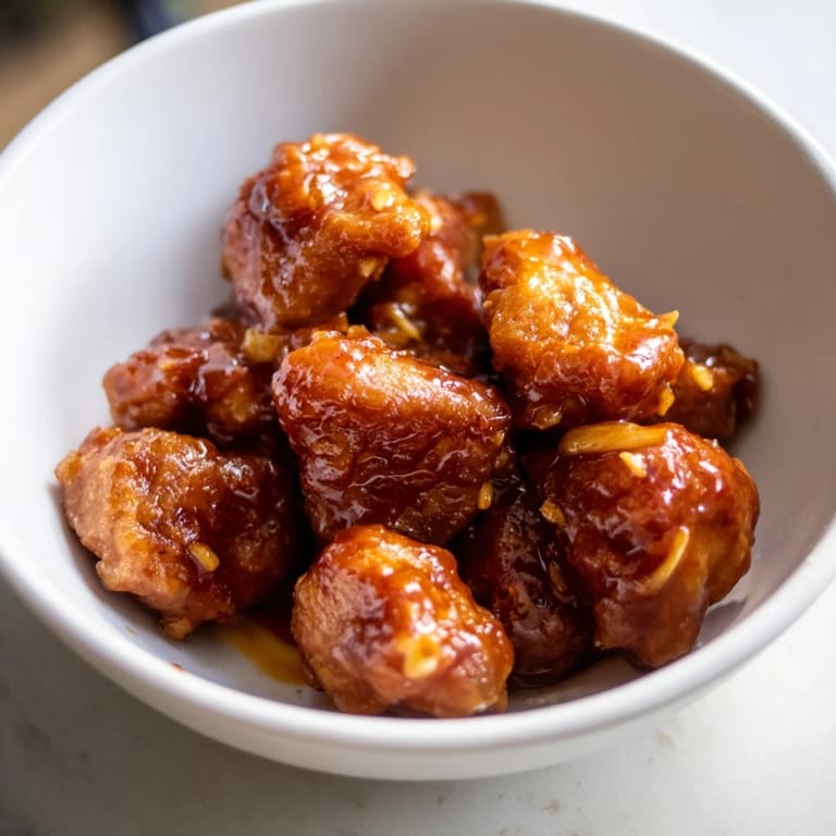 For this Asian-inspired main dish, bright green steamed broccoli adds a crisp contrast to the savory sweet chili glazed chicken and rice.