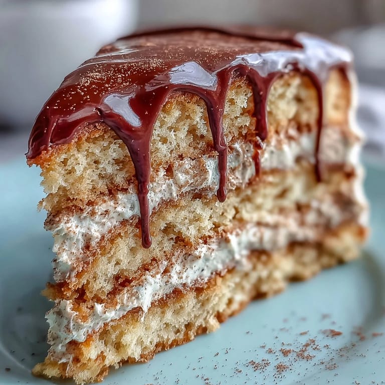 Layered Hojicha Butter Cream Cake with swirled frosting, ready to serve alongside a steaming cup of Japanese green tea.