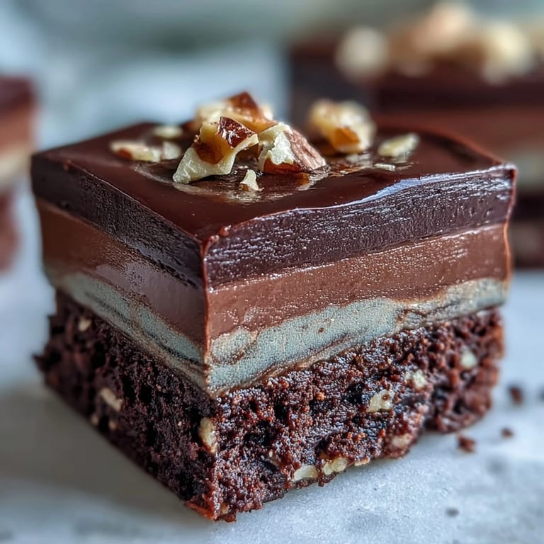 A batch of neatly cut Hojicha Fudge squares arranged on parchment, showcasing a dense, melt-in-your-mouth texture and nutty aroma.
