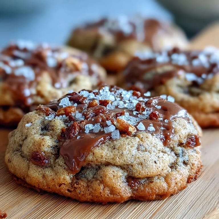 Homemade Hojicha Brown Butter Cookies display a rich, roasted green tea hue, capturing the essence of this Japanese fusion dessert.