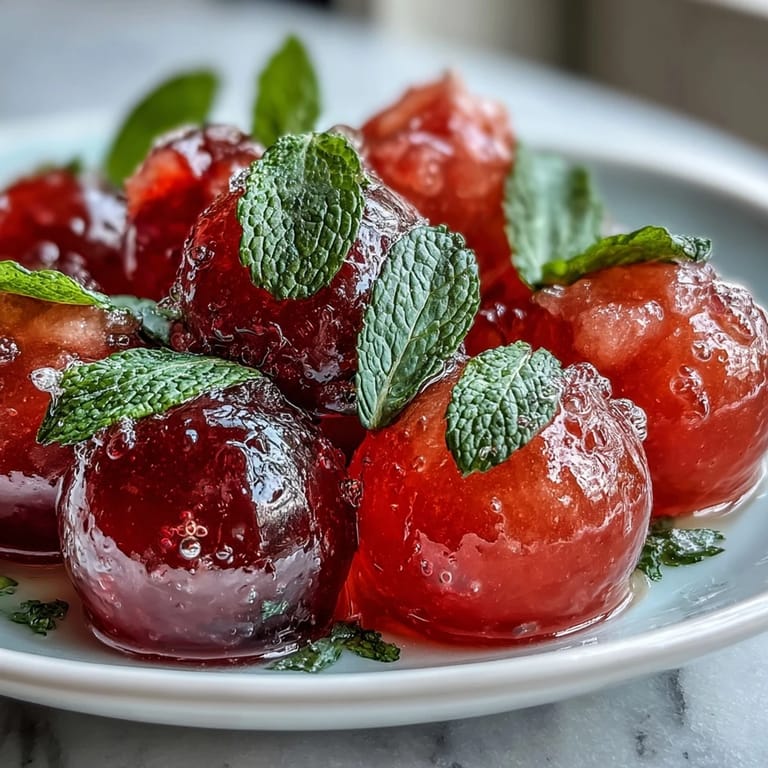 A refreshing summer appetizer featuring a variety of melons, berries, and a zesty honey-lime dip in a white bowl.  